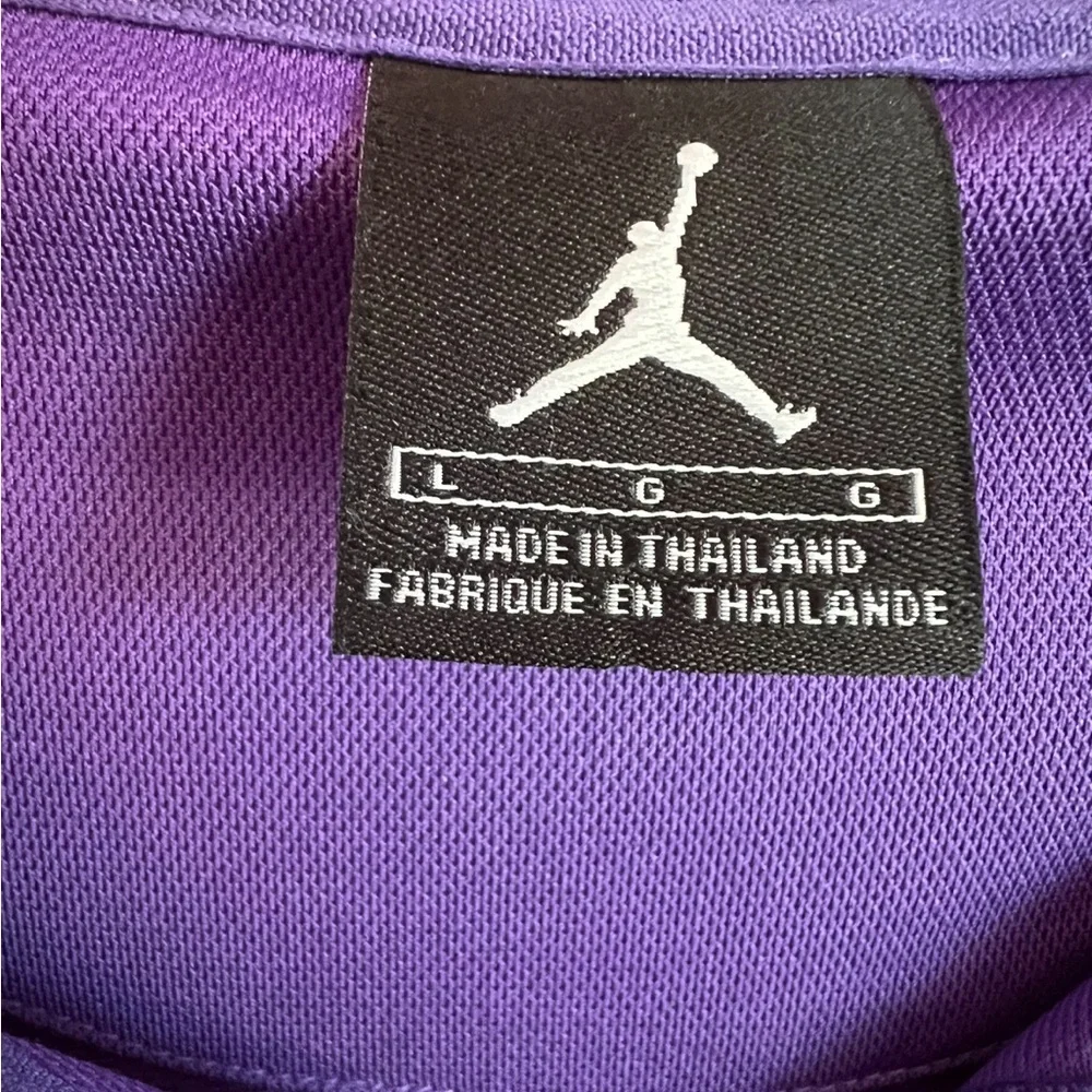 Michael Jordan Celebrity Invitational Purple Polo with Embroidery Men’s Size L
